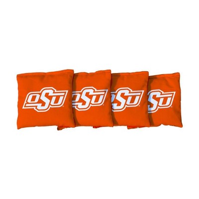 NCAA Oklahoma State Cowboys Corn-Filled Cornhole Bags Orange - 4pk