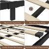 Bed Frame with Headboard and Footboard, Heavy Duty Slats Support with Under Bed Storage, Non-Slip, Easy Assembly, Rustic Brown - 3 of 4