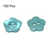 Unique Bargains Resin 2-Hole Craft Replacement Flower Sewing Buttons 150 Pcs - 3 of 4