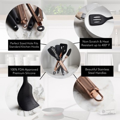 Cook With Color MINI KITCHEN UTENSIL SET SET OF 5 BLACK — фото 4