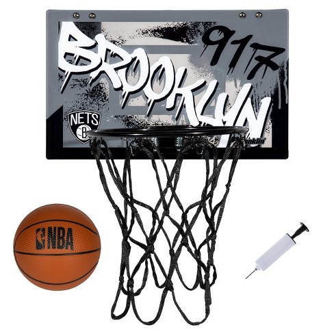 Nba Brooklyn Nets Over The Door Mini Basketball Hoop : Target