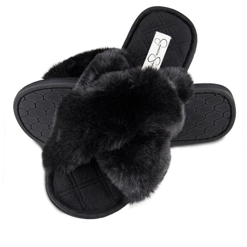 Plush memory best sale foam slippers