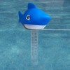 RIPPLE Shark Pool Thermometer – Floating Spa Temp Gauge, °F/°C, Cord, Fun Design - 4 of 4