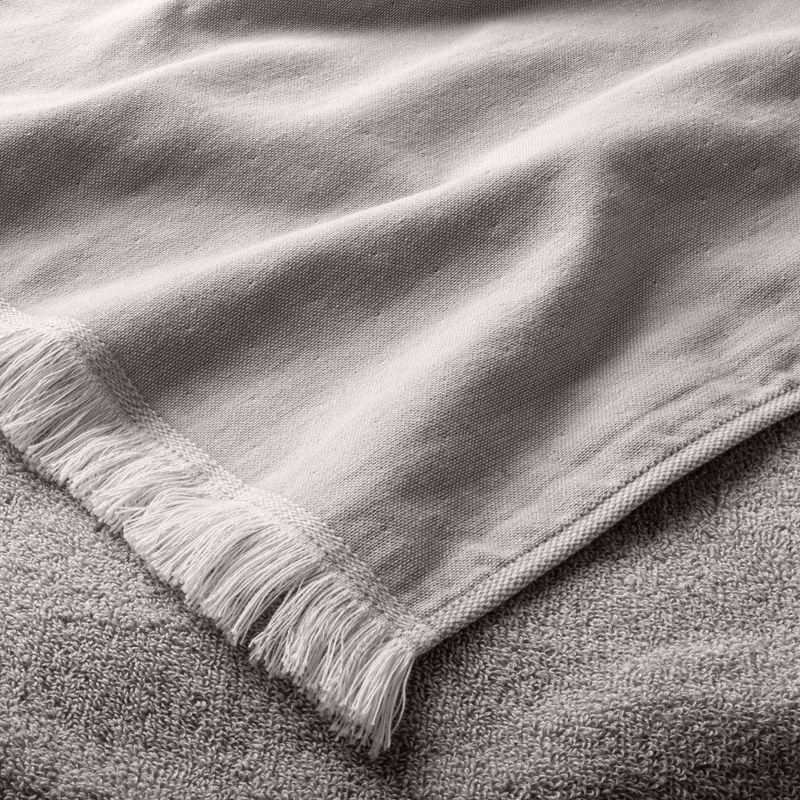 Flat Weave Bath Towel Gray - Casaluna&#8482;, 4 of 8
