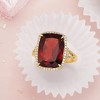 Ross-Simons 13.00 Carat Garnet and .41 ct. t.w. Diamond Ring in 14kt Yellow Gold - 4 of 4