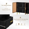 LOVMOR 47/60inch Sideboard Storage Buffet Cabinet Coffee Bar Cabinets for Living Room, Kitchen, Hallway - 3 of 4