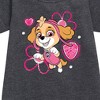 - Paw Patrol - Skye Sketch Graphic Short Sleeve Fleece Dress - 2 of 4