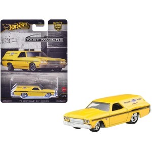 1970 Chevrolet Chevelle SS Wagon "Yenko" Yellow "Fast Wagons" Series Diecast Model Car by Hot Wheels - 1 of 3