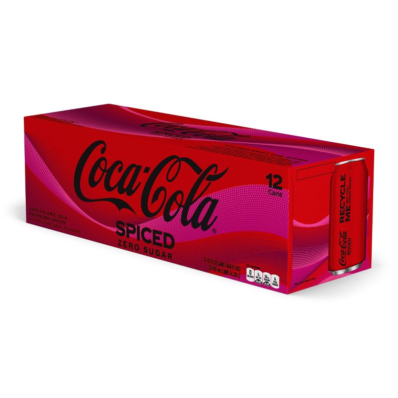 Coca-Cola Spiced Zero Sugar - 12pk/12 fl oz Cans, 4 of 9