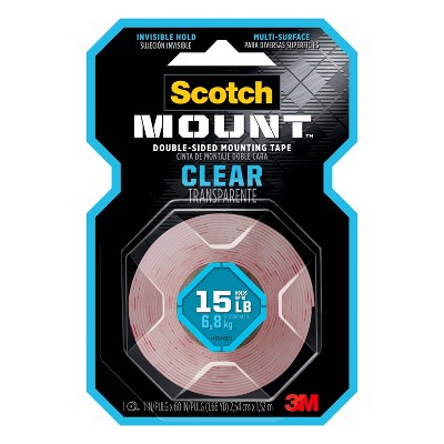 Scotch Permanent Fabric Tape 180'' Clear : Target