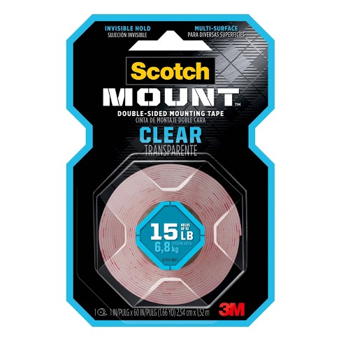 Scotch Removable Poster Tape, Clear, 3/4 in x 150 in, 1 Roll 