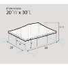Party Tents Direct Weekender Outdoor Canopy Pole Tent with Sidewalls - 2 of 4