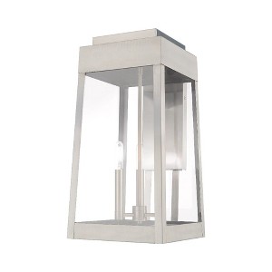 Livex Lighting Oslo 3 - Light Wall Light in  Brushed Nickel - 1 of 2