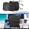 Unique Bargains Universal Outdoor Spare Tire Trash Bag Cargo Storage Bag Gear Bag for Off-Road Truck SUV Tailgate Trash Bag Tire Backpack Black 1 Pc - 2 of 4