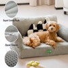 Bencmate Fashion Cat Sofa Bed Cat Couch,Fluffy Dog Bed for Medium Small Dogs & Cats,with Non Slip Bottom,Gray(25.6"*10.2"*18.1") - 4 of 4