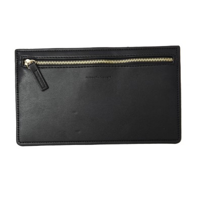 Russell+Hazel Vegan Leather Pencil Case Black