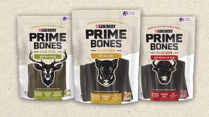 Prime Bones Antler Venison Chewy Dog Treat - M, 2 of 10, play video
