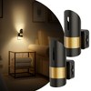 DORESshop 1-Light Plug-In Night Lights-Adjustable Brightness, 3000K Soft White with Dusk to Dawn Sensor for Home Bedroom(2-Pack) - 2 of 4