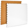 Sparkle and Bash 25 Pack White Foil Cake Boards, Scalloped Rectangle Dessert Base (14" x 10") - 3 of 4