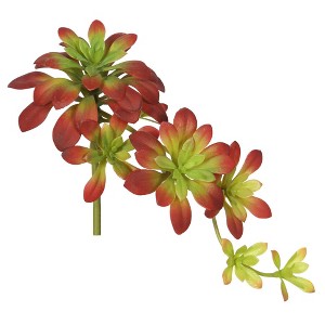 Vickerman Artificial Atropurpureum Plant 3pk Burgundy: Indoor Polyethylene Succulent Leaf Sprays - 1 of 2