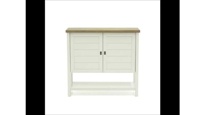 Cottage Road Storage Cabinet Soft White - Sauder, 2 of 9, play video