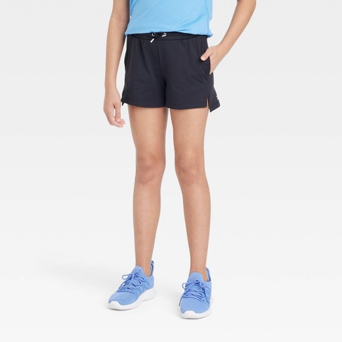 Girls' Soft Gym Shorts - All In Motion™ Black M : Target