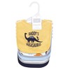Hudson Baby Infant Boys Cotton Bibs Set, Hugasaurus, One Size - 2 of 4