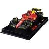 Ferrari F1-75 #16 Leclerc "Giallo Modena" 2nd Place F1 Italian GP (2022) w/Display Case 1/43 Diecast Model Car by Bburago - 3 of 3