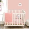 Everyday Kids 2-Pack Pack 'n Play Sheets – 100% Jersey Cotton, Pink & Yellow Precious Moments Designs, Soft Fitted Sheets for Mini Cribs or Playpens - 3 of 4