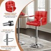Yaheetech 2pcs Swivel Adjustable Bar Stools with Large Steel Pedestal Base for Bar Counter - 4 of 4