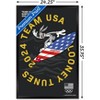 Trends International Looney Tunes x Team USA - Surfing Framed Wall Poster Prints - 3 of 4