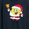Men's - SpongeBob SquarePants - Dear Santa Long Sleeve Graphic T-Shirt - 2 of 4