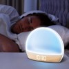 Brookstone Sunrise Alarm Clock with Soft LED Lights Novelty Table Lamp Natural - 3 of 4
