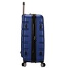 Rockland Melbourne Hardside Expandable Luggage with Spinner Wheels Blue Checked Large 28" - 3 of 4