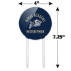 US Naval Academy Midshipmen Acrylic Cake Topper Party Decoration for Wedding Anniversary Birthday Graduation - 2 of 4