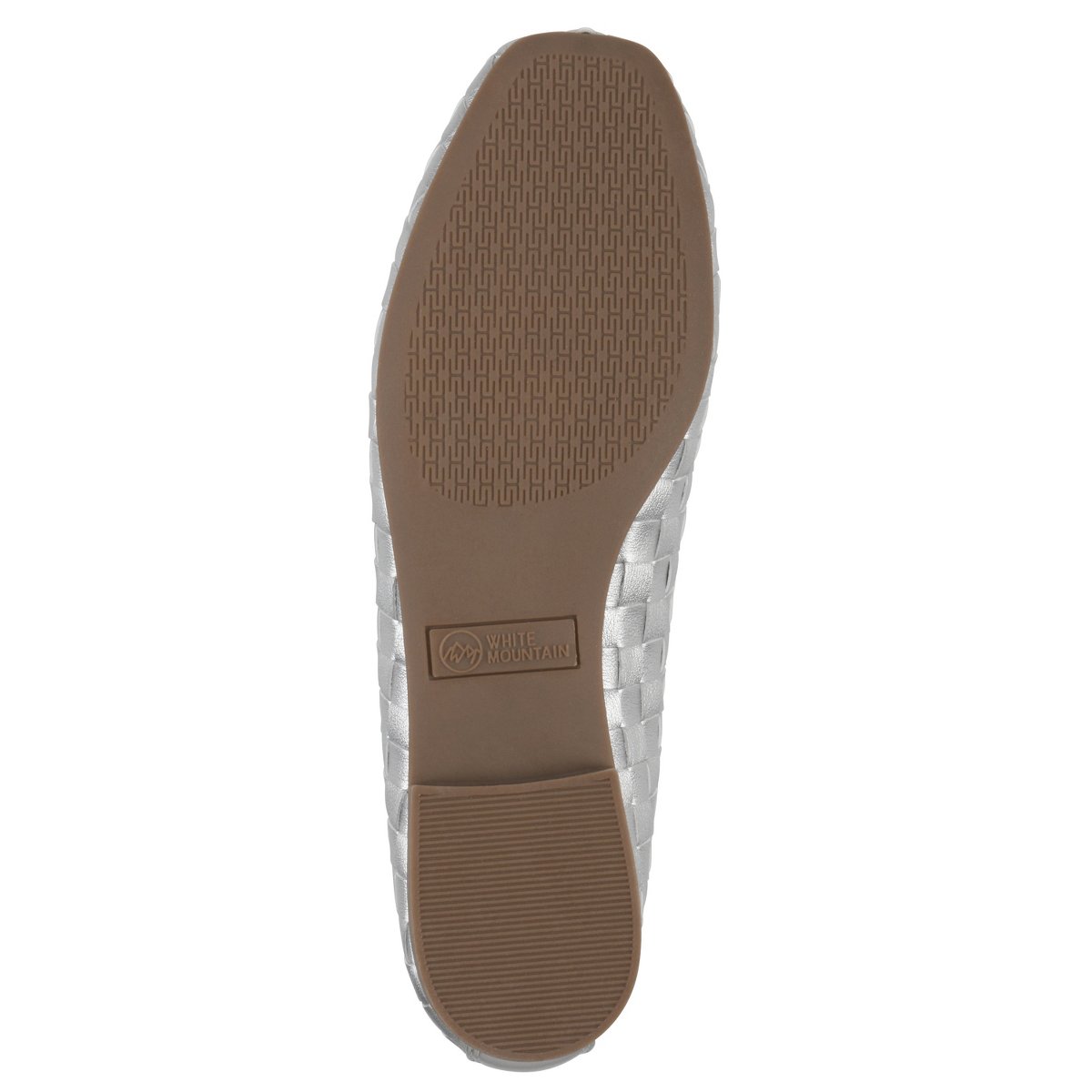 Обувь White Mountain Women's Boccie Ballet Flat, Silver Smooth, 8 — фото 6