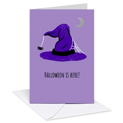 Halloween Card Witch Hat Design