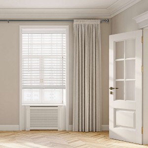 Linen Avenue Metal Square Single and Double Window Curtain Rod Set - 1 of 4