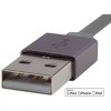 Monoprice Cabernet Series Apple MFi Certified Flat Lightning to USB Charge & Sync Cable, 3ft Gray for iPhone X, 8, 8 Plus, 7, 7 Plus, 6, 6 Plus, 5S - 4 of 4