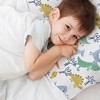 BreathableBaby Cotton Percale Pillowcase, For 13" x 18"/33 x 46 cm Toddler Pillow,Dinos (2-Pack) - 4 of 4