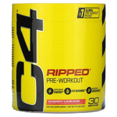 C4 / Cellucor C4 Ripped, Pre-Workout, Cherry Limeade, 6 oz (171 g)