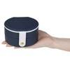 Unique Bargains PU Leather 2 Layer Storage Holder Jewelry Box for Women Girls Birthday Gifts - 4 of 4