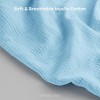 Muslin Nursing Cover for Baby Breastfeeding, Soft & Breathable Breastfeeding Cover for Mom by Comfy Cubs (new) - 4 of 4