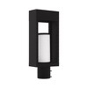 Livex Lighting Bleecker 1 - Light Post Light in  Black - 3 of 4