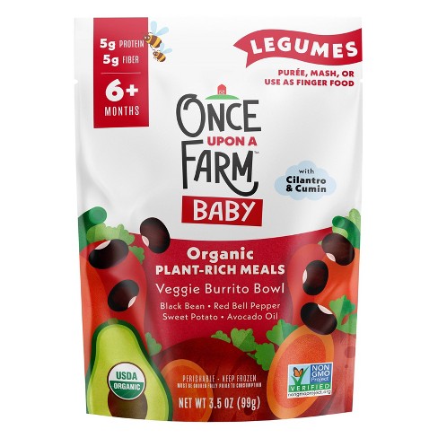 Once Upon a Farm Organic Plant-Based Veggie Burrito Bowl - Frozen - 3.5oz - image 1 of 3