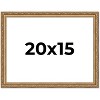 PosterPalooza | 20x15 Wood Antique Frame with UV Acrylic, 4 Finishes: Bronze, Gold, Silver, and Black - 2 of 4