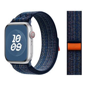 HTUTWOO Nylon Apple Watch Band, Sport Loop Strap 38/40/41/42/44/45/46/49mm, Fit for iWatch Series 11 10 9 8 7 6 5 4 3 2 1 SE Ultra - 1 of 4