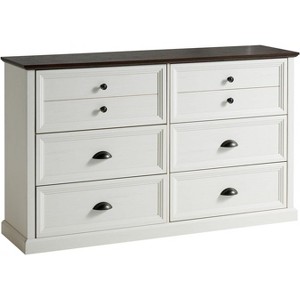 AMERLIFE Farmhouse Drawer Dresser with Storage Drawers - 1 of 4