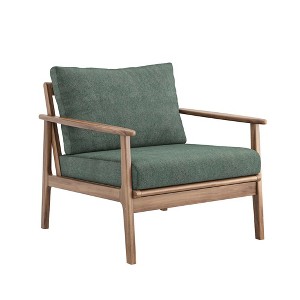 New Classic Furniture, Ashton 3-Piece Wood Patio Set in Moss Green - 1 of 4