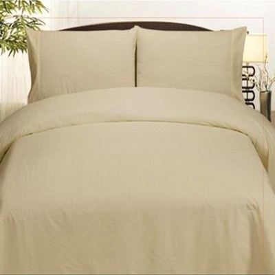 Plazatex Embossed Dobby Stripe 90GSM Microfiber Sheet Set